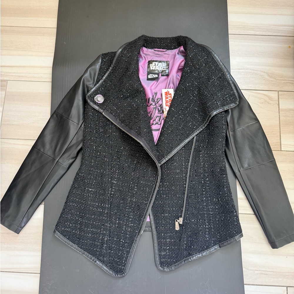 Star Wars Rule the galaxy Women's Black and Purple Blazer